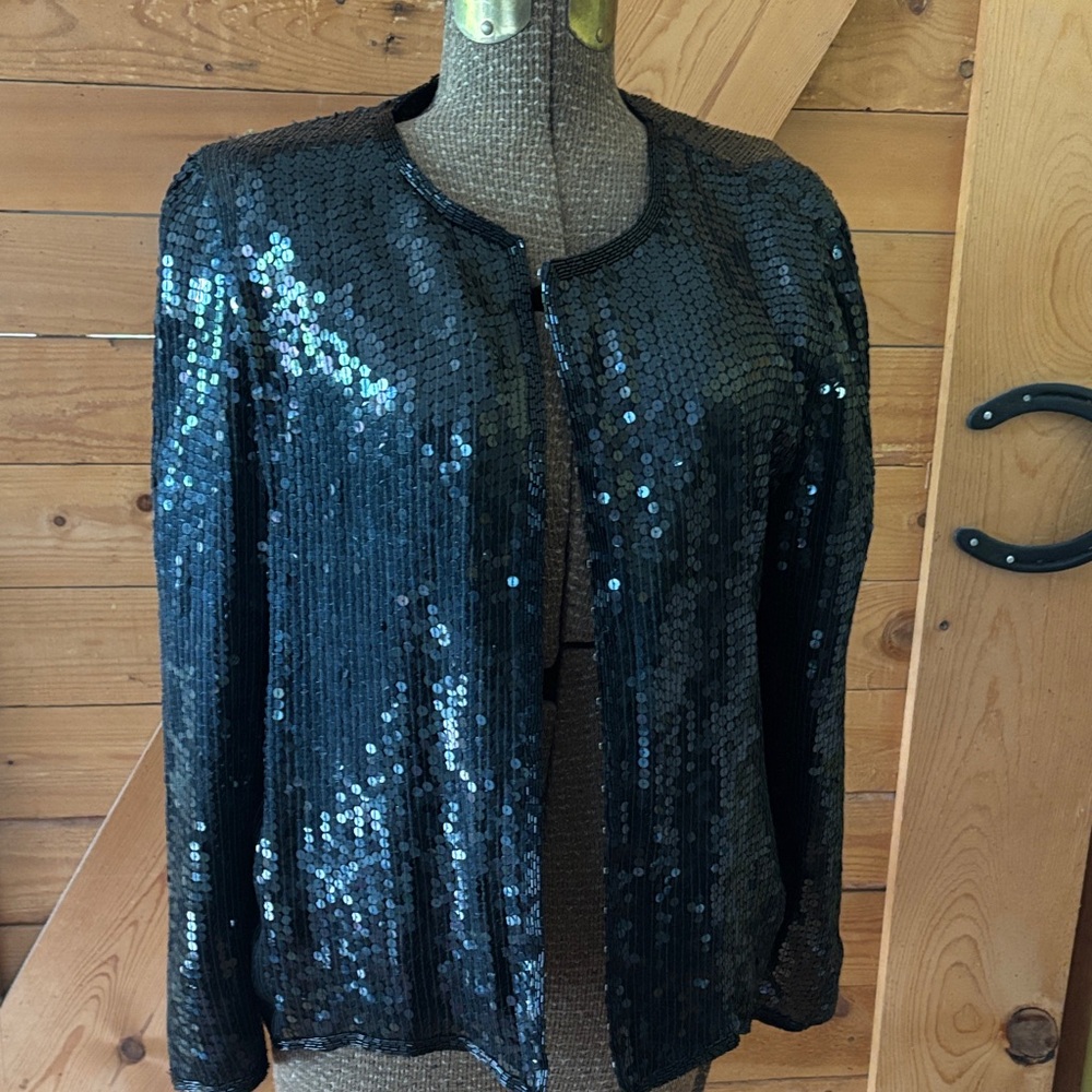 Stenay Black Sequin Blazer